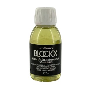 Масло льняное Blockx "Olio de lino" полимеризованное, 125 мл