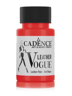 Краска для кожи Cadence Leather Vogue LV04 красный, 50мл