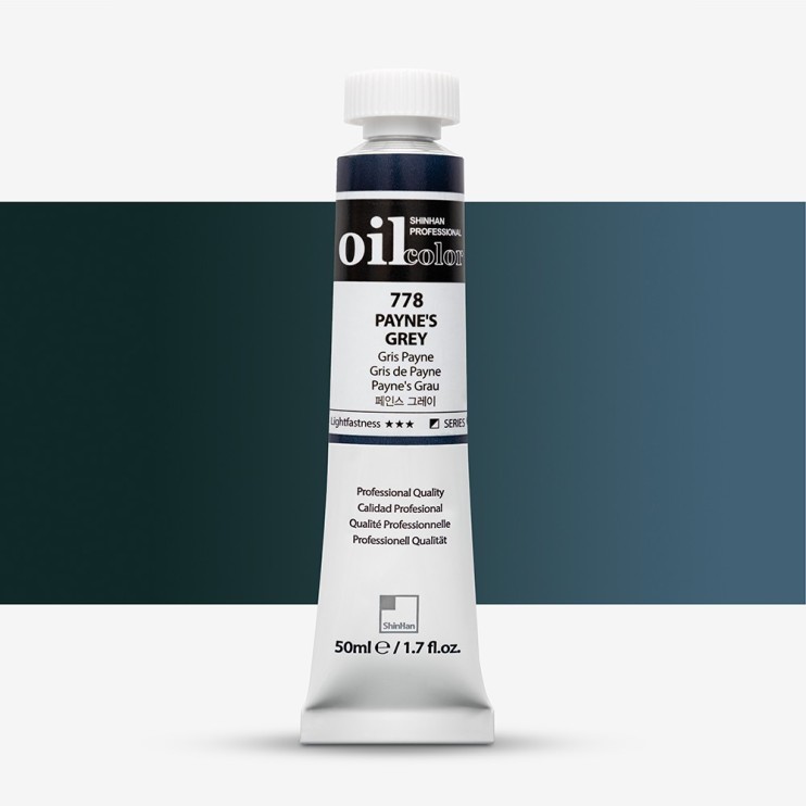 Краска масляная ShinHan "Professional" №778 Серый Пейна, туба 50мл