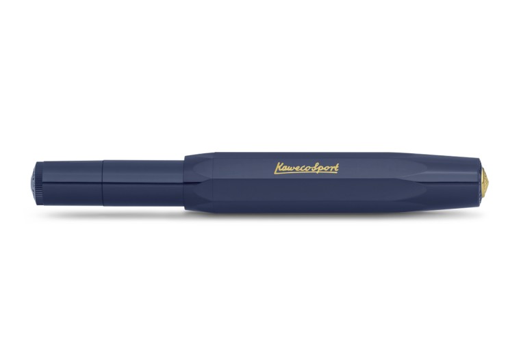 Ручка перьевая Kaweco "Classic Sport" B (1,1мм), Blue с сменными картриджами (10001740)