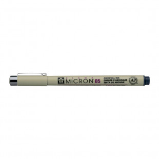 Ручка капиллярная Sakura "Pigma Micron" 05 Иссиня-черный