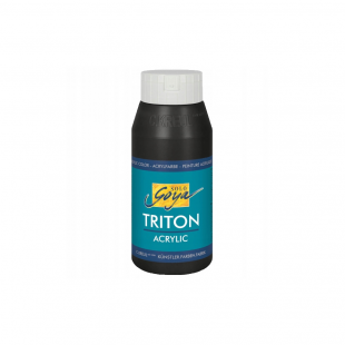 Краска акриловая Solo Goya "Triton" №09 Чёрный, 750мл.