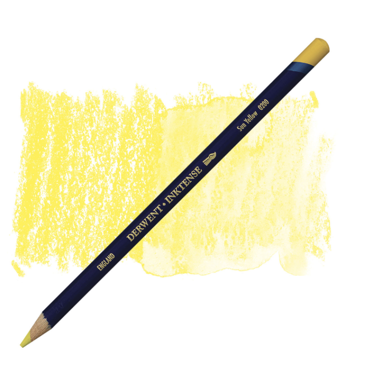 Карандаш чернильный Derwent "Inktense" №0200 Желтый солнечный (0700904)