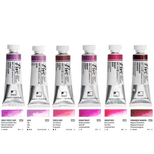 Краска акварельная SH "PWC" 6 туб (№647, 649, 650, 652, 654, 657) по 15мл