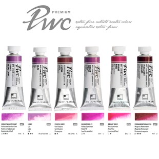 Краска акварельная SH "PWC" 6 туб (№647, 649, 650, 652, 654, 657) по 15мл