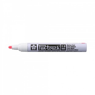 Маркер Sakura "Pen-Touch" 2.0мм, красный флуоресцентный