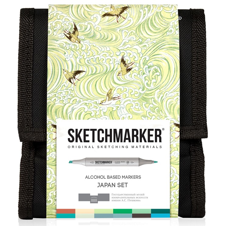 Набор маркеров Sketchmarker "Птицы" 12 штук