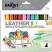 Набор из 12 маркеров Darwi "Leather" для кожи и текстиля (2мм)