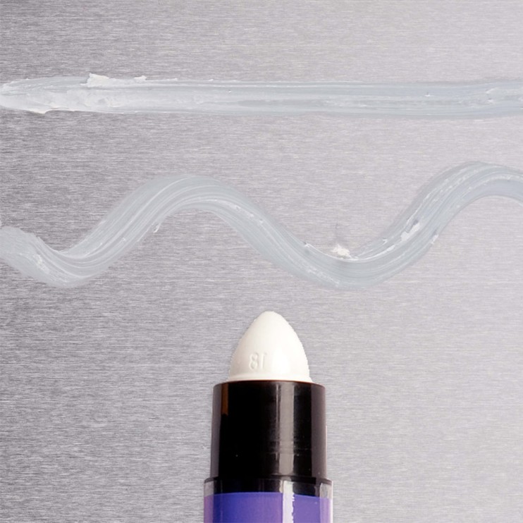 Маркер на твердой основе для высоких температур Sakura "Solid" 13мм, белый