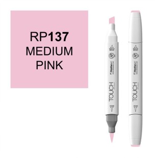Маркер Touch Twin "Brush" цвет RP137 (розовый средний)