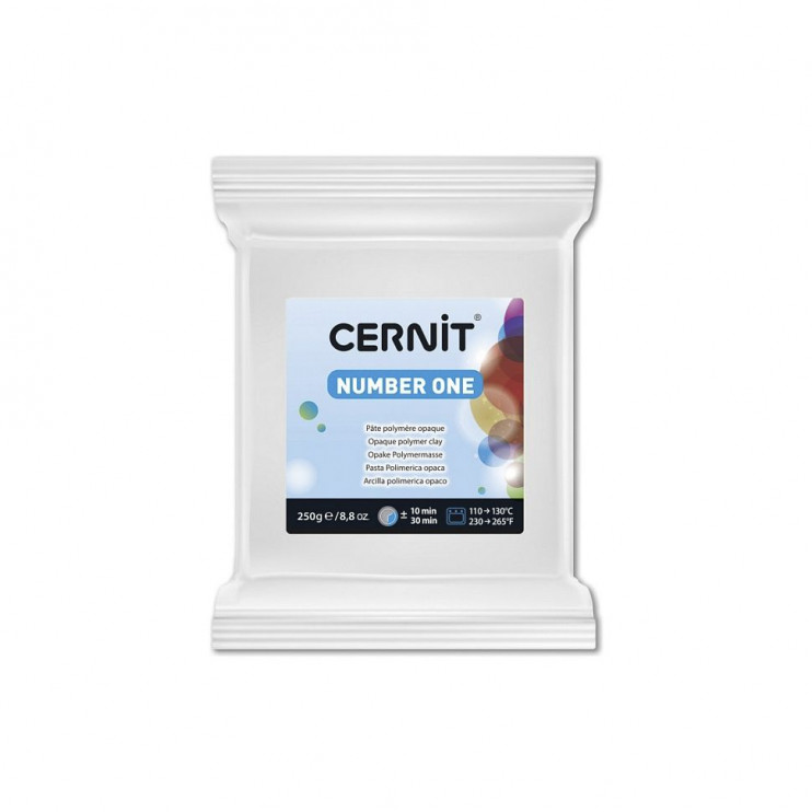 Глина "Number One" #027 белый кроющий, 250 гр.