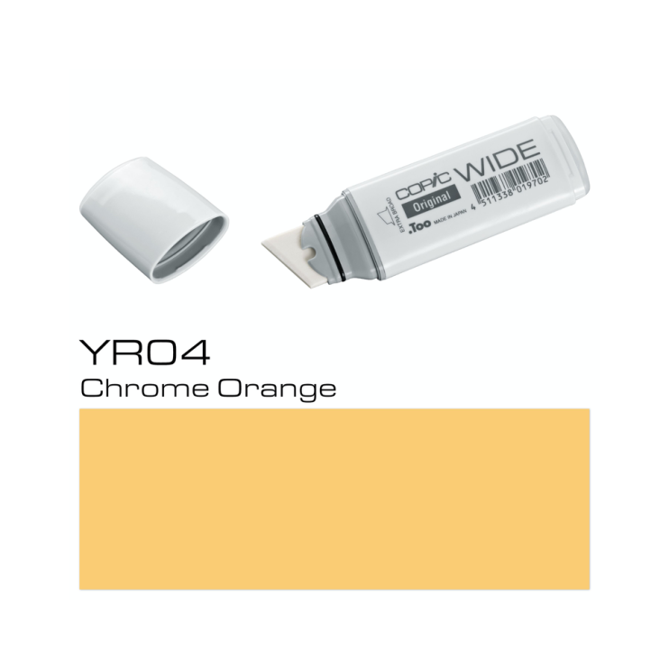 Маркер широкий Copic "Wide" YR04 Chrome Orange