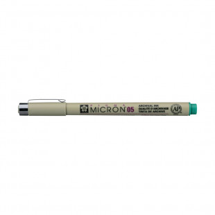 Ручка капиллярная Sakura "Pigma Micron" 05 Зеленый