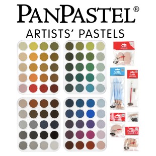 Набор сухой пастели PanPastel "Big Set" 80 цветов и аксессуары PP30800