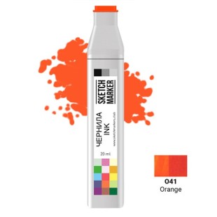 Чернила спиртовые Sketchmarker O41 Оранжевый, 20 мл