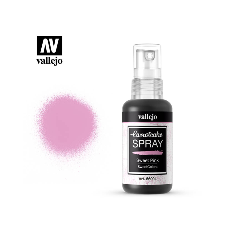 Краска для скрапбукинга Vallejo "CarrotCake" 56.004 Sweet Pink /спрей