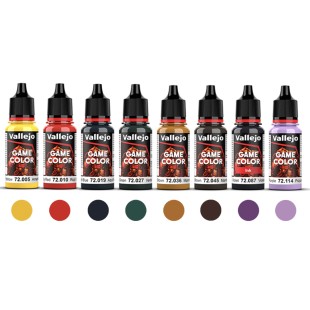 Набор красок для моделизма Vallejo "Game Color" №1 Combination, 8 цветов