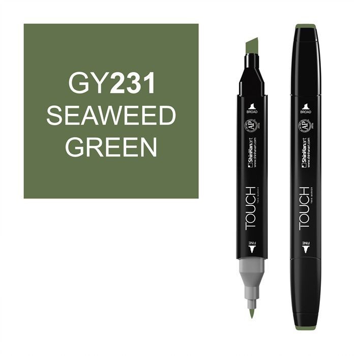 Маркер Touch Twin "Classic" цвет GY231 (seaweed green)