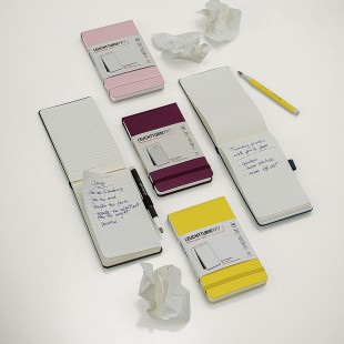 Блокнот в линейку Leuchtturm1917 "Reporter" A6, 92л, 80гр/м², твердая обложка,Черный