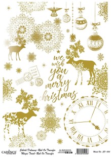 Трансфер натирка GOLD SD-004 30х42см, шт