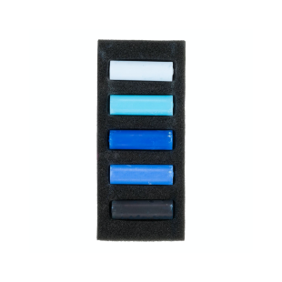 Набор сухой пастели Rembrandt "Deep Blues" глубокий синий / 5 мелков