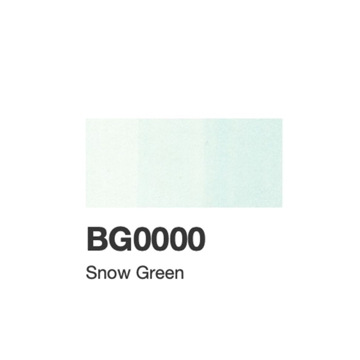 Спиртовые чернила Copic "INK" BG0000 Snow Green (12мл)