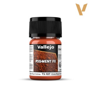 Пигмент Vallejo "Pigment FX" 73.107 Dark Red Ochre, 35мл