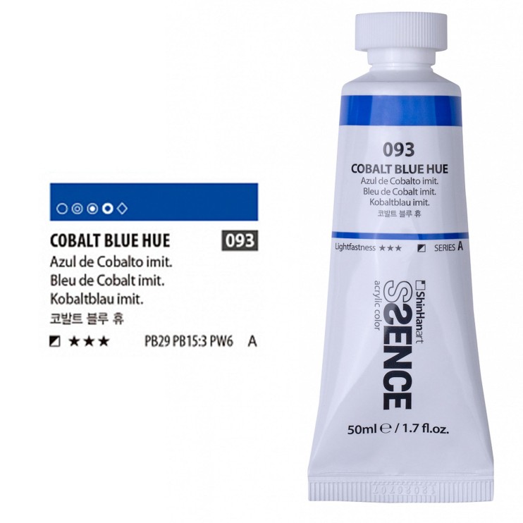 Краска акриловая Shinhan "Essence" №93 Синий кобальт, туба 50мл
