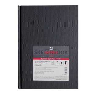 Скетчбук Shinhan "Premium" А5, 110л, 100гр/м², твердая обложка