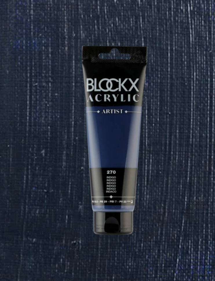 Акрил Blockx Artist №270 Indigo/ Индиго, 120мл