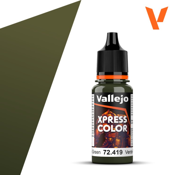 Акрил Vallejo "XPress Color" 72.419 Plague Green, 18мл для моделизма