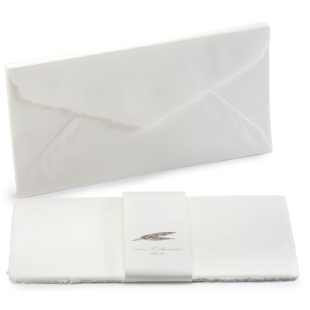 Набор бумаги ручного литья Amatruda "Amalfi" 10 шт: карточки (10.5х20.5 см) и конверты (11х22 см)