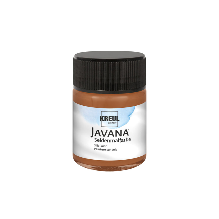 Краска растекающаяся по шелку Kreul "Javana Seidenmalfarbe" 50 мл, коричневый