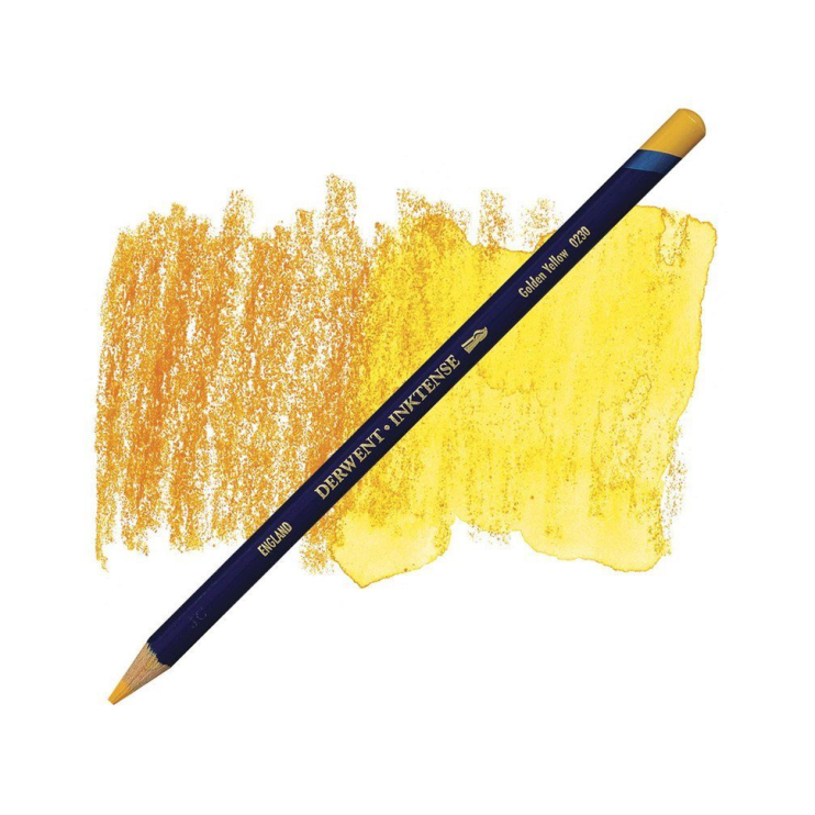 Карандаш чернильный Derwent "Inktense" №0230 Желтый золотой (2301854)