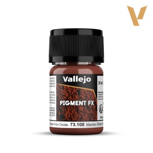 Пигмент Vallejo "Pigment FX" 73.108 Brown Iron Oxide, 35мл