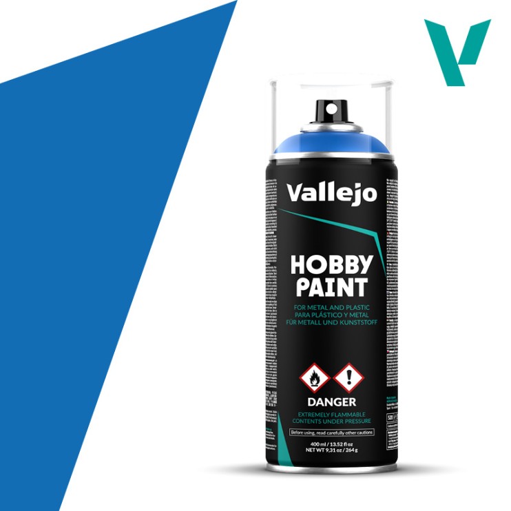 Грунт-краска универсальная Vallejo "Hobby Paint" Magic Blue/ Голубой 28.030, 400 мл