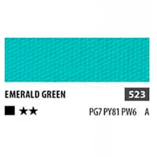 Краска акриловая ShinHan "Professional" №523 Зеленый изумрудный, туба 50мл