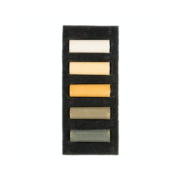 Набор сухой пастели Rembrandt "Yellow Ochres" желтая охра / 5 мелков