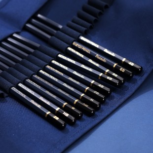 Набор для скетчинга "Finenolo" 27 предметов в пенале-свитке