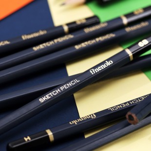 Набор для скетчинга "Finenolo" 27 предметов в пенале-свитке