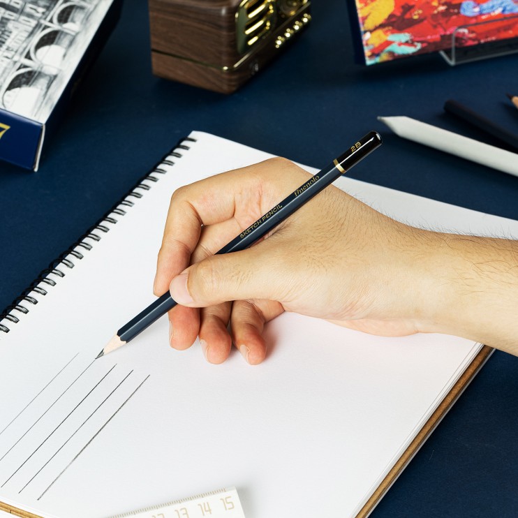 Набор для скетчинга "Finenolo" 27 предметов в пенале-свитке