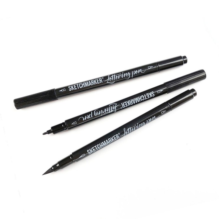 Маркер двухсторонний Sketchmarker "Lettering" 0.8 и brush