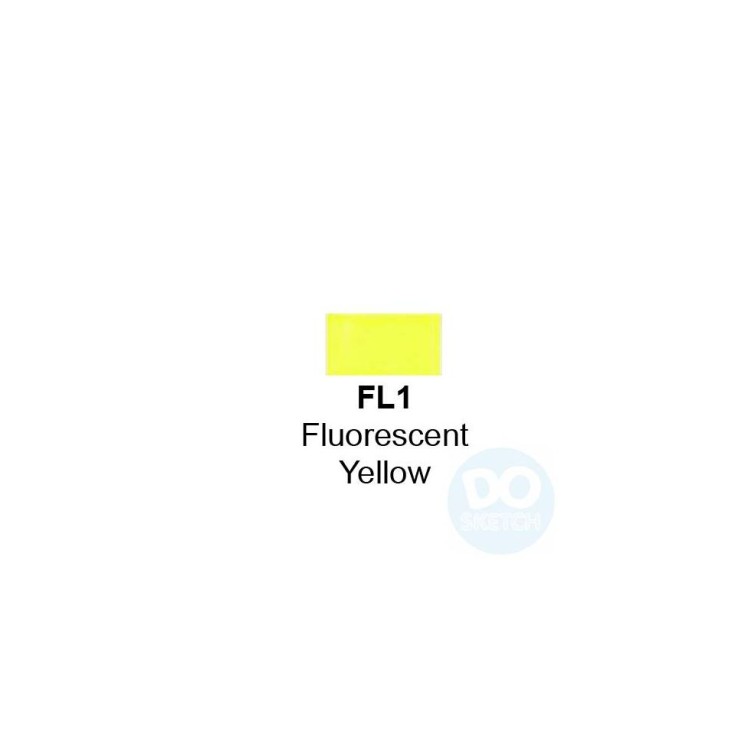 Маркер двусторонний Sketchmarker "Classic" FL1 Флуорисцентный желтый