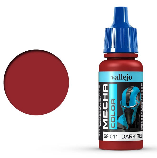 Краска для сборных моделей Vallejo "Mecha Color" 69.011 Dark Red