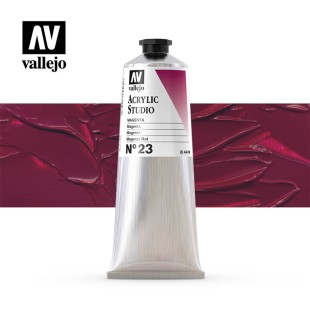 Акриловая краска Vallejo "Studio" #23 Magenta (Маджента), 125 мл