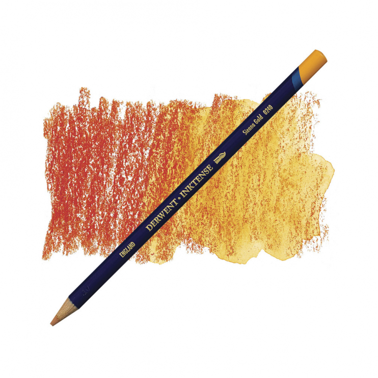 Карандаш чернильный Derwent "Inktense" №0240 Сиена золотая (2301855)
