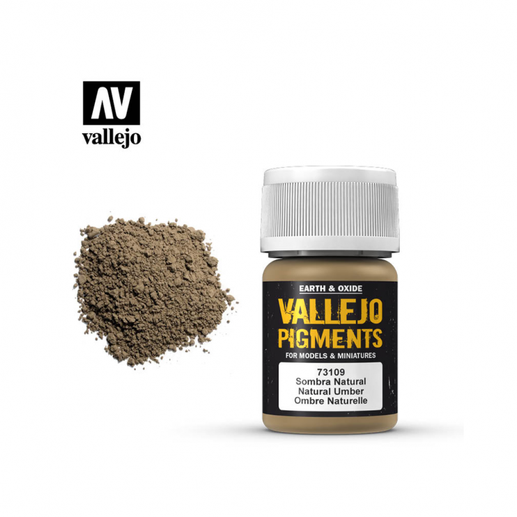 Пигмент художественный "Vallejo Pigment" 73.109 Natural Umber