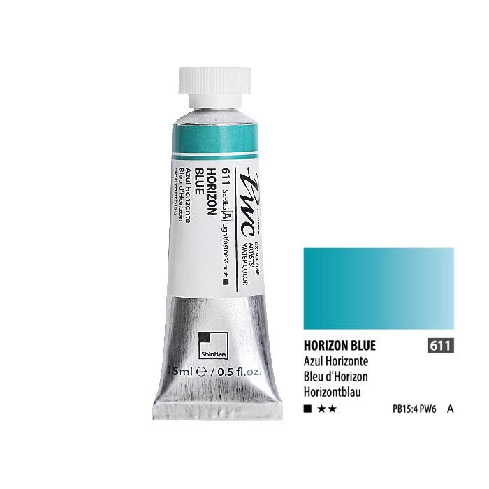 Краска акварельная SH "PWC" 6 туб (№600, 603, 609, 611, 614, 615) по 15мл