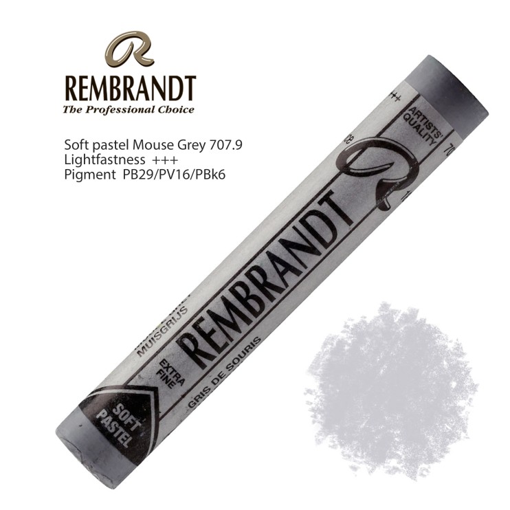 Пастель сухая Rembrandt №707.9 Серый мышиный