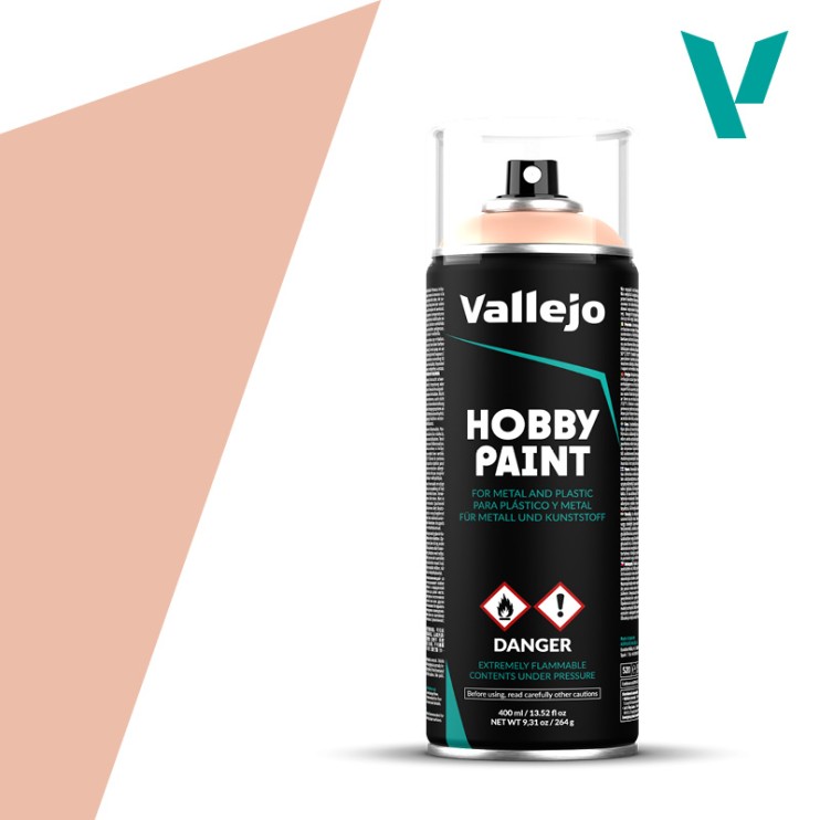 Грунт-краска универсальная Vallejo "Hobby Paint" Pale Flesh/ Бледный Телесный 28.024, 400 мл